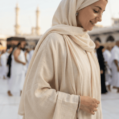 Breathable cotton fabric for the Best Travel Outfit for Karbala Ziyarat