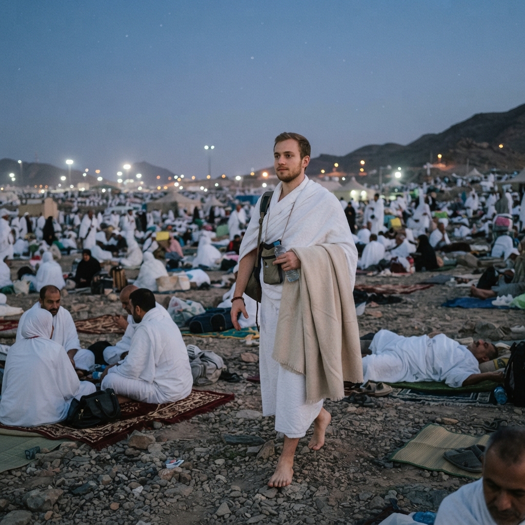 Layering Travel Outfit for Hajj
