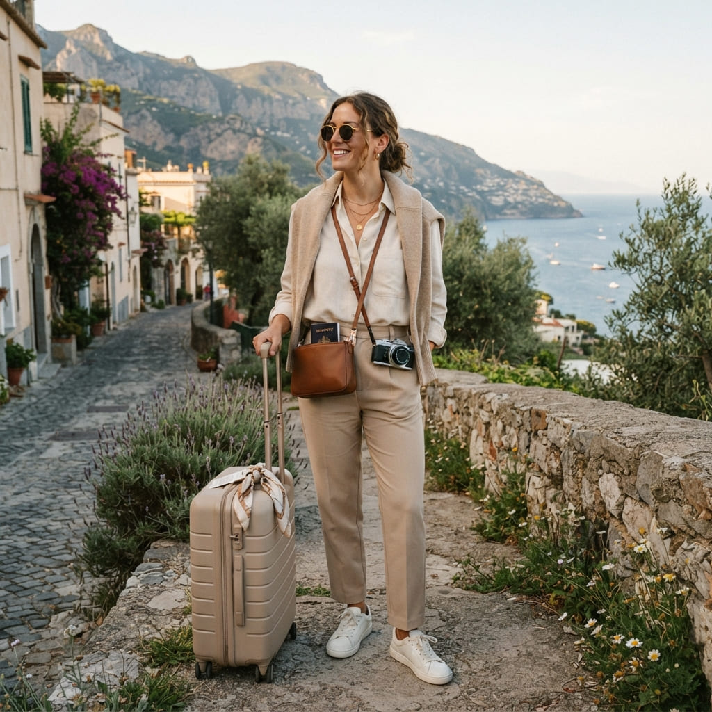 Best travel aesthetic guide outfit ideas for airport, beach, mountain, city, and winter trips