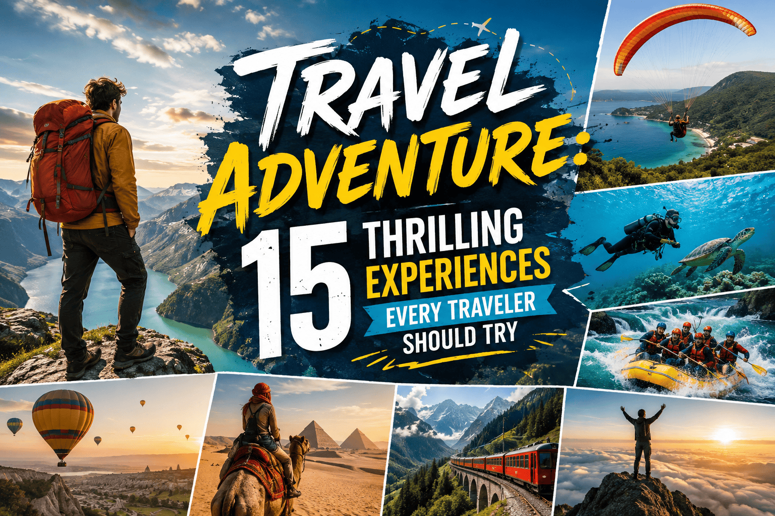 Travel Adventure: 15 Thrilling Experiences Every Traveler Should Try